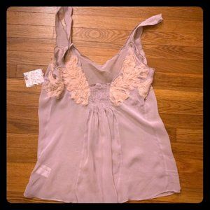 NWT Free People Romantics SEXY Sheer Mauve